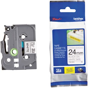 Schriftband Brother TZe-S251, 24 mm x 8 m, ws/sw