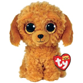 Plüschfigur TY Beanie Boos Noodles Hund, goldbraun, 15 cm