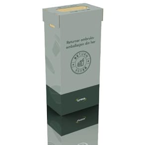 Lokk returbeholder Return&Reuse papp