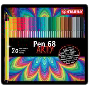 Fasermaler STABILO Pen 68, Etui, 20 Stück