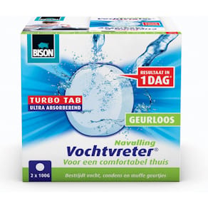 Navulling Bison Ambiance ontvochtiger, doos van 2 tabs van 100 g