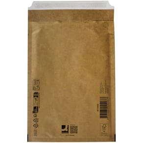 Luftpolstertasche Q-CONNECT D 4/14, für A5, braun