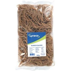 Gummiband LYRECO 90x1,5mm 500g 1250/fp