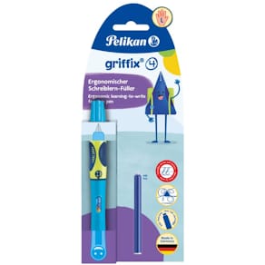 Füllhalter Pelikan griffix, L (Linkshänder), Neon Fresh Blue