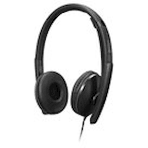 Lenovo Gen 2 - Headset - på örat - kabelansluten - USB-C - svart