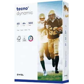 Kopierpapier OVOL tecno Dynamic, 80 g/m², A4, 500 Blatt weiß