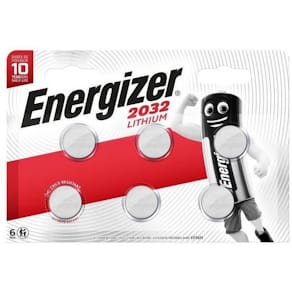 Batteri ENERGIZER Lithium CR2032 6/fp