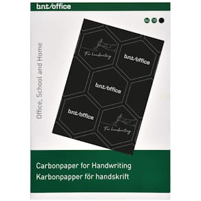 Karbonpapper BNT A4 svart 10/fp