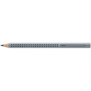 Bleistift Faber-Castell Jumbo Grip, B, silber