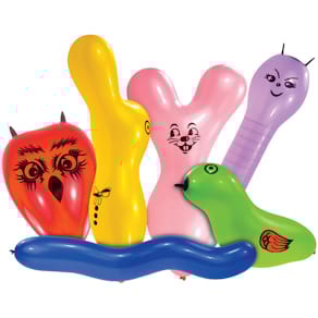 Luftballon Tierfiguren, sortiert, 8 Stück