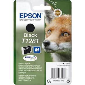 Bläckpatron EPSON C13T128142 svart