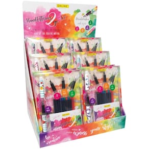 Handlettering-Set Online Best Writer, sortiert