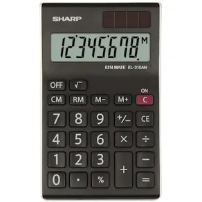 SHARP Bordsräknare EL-310ANWH