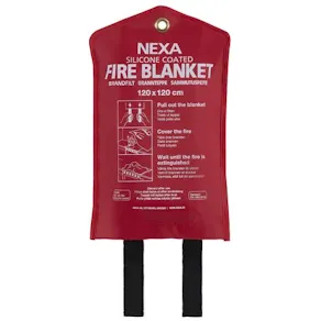 Brandfilt NEXA silikon 120x120cm röd