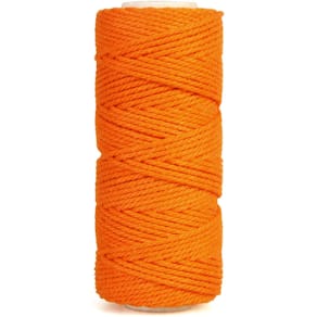 Macramétouw Bouhon, 200 g, ca. 130 m, 2 mm, oranje
