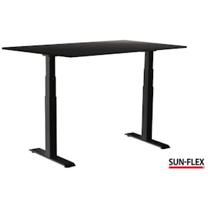 Bord SUN-FLEX VI höj/sänk 160x80 sva/sva
