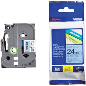 Schriftband Brother TZe-551, 24 mm, 8 m, blau/schwarz