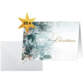 Weihnachtskarten Sigel Eucalyptus magic, 25 Stück