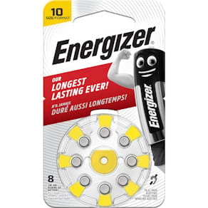 Batteri Energizer Hörsel 10 Gul, 8/fp
