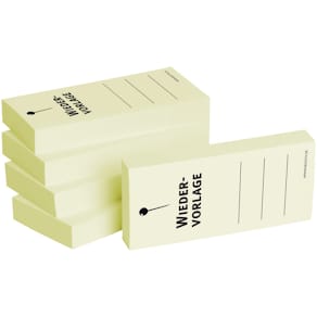 Haftnotiz BIZSTIX Business 1301010135, gelb, 35x75 mm, 5x100 Bl.