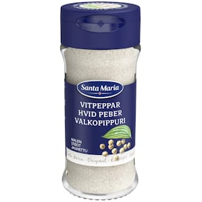 Vitpeppar malen 35 g Santa Maria