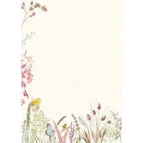 Designpapier Rössler Blüten im Wind, DIN A4, 50 Blatt