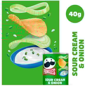 Chips Pringles Sour Cream & Onion, 40g Dose