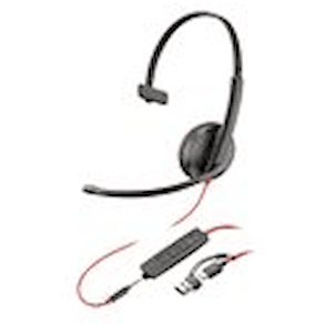 HP Poly Blackwire 3215 - Blackwire 3200 Series - headset - på