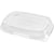 Låg til bagassebakke Duni, 1/2-comp, 258x179x35 mm, RPET, 40 stk