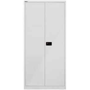 Flügeltürenschrank Bisley, 5OH, 4FB, lichtgrau