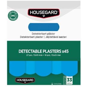 Plåster HOUSEGARD detekterbara 2x45st