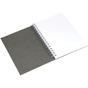 Notesbog Bigso A5 u/for Canvas Grå