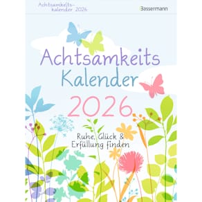 Achtsamkeitskalender BASSERMANN, 1 Tag/Seite, 400 Blätter