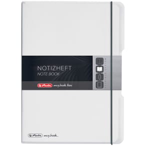 Notizheft Herlitz Flex PP, A4, 2x40 kariert/liniert, transluzent