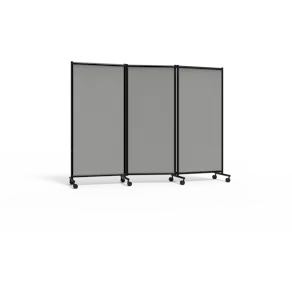 Golvskärm Lintex ONE Screen Grå, Svart ram 2280x1705mm