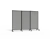 Golvskärm Lintex ONE Screen Grå, Svart ram 2280x1705mm