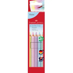 Färgpenna FABER Jumbo Grip pastel 5/fp