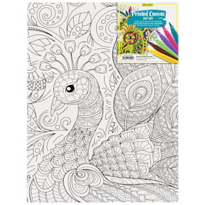 Malset Online Printed Canvas, Bird