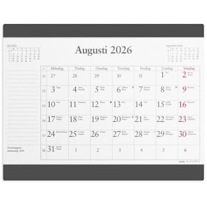 Musmatta Månadsblock 2026