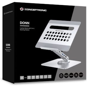 Laptop-Halterung CONCEPTRONIC inkl. Dockingstation, HDMI, 100W PD
