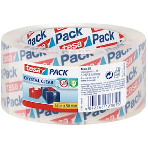 Packtejp TESA Crystal Clear50mmx66m klar