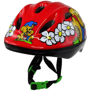 Cykelhjälm Bamse röd