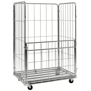 Rullcontainer 4 sidor öppn. långsida