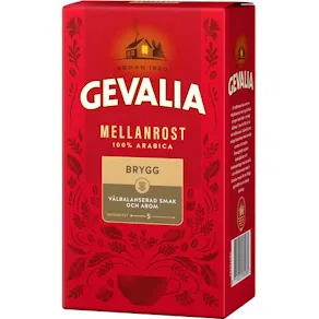 Kaffe GEVALIA Brygg Mellanrost, 450g