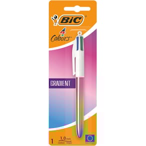 Balpen BIC 4 Colours Gradient, medium, klassieke kleuren