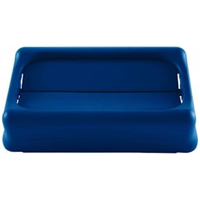 Schwingdeckel Rubbermaid Slim Jim, blau