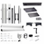 StarTech.com Rolling TV Cart/Stand On Wheels, Up to