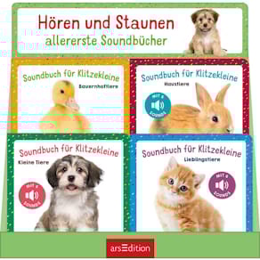 Soundbuch ARS EDITION für Klitzekleine, 4 Titel, sort.