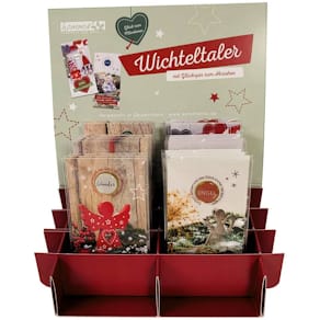 Glücksbringer KOMMA³ Wichteltaler, sortiert (Weihnachten)