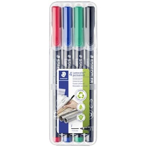 OH-Penna Staedtler Lumocolor, fine, permanent, 4/fp